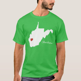 I Heart West Virginia- Customisable City T-Shirt