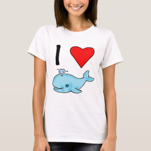 I Heart Whales I Love Whales T-Shirt