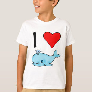 I Heart Whales I Love Whales T-Shirt