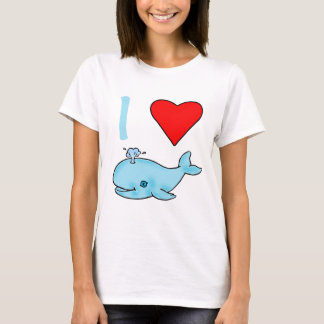 I Heart Whales Products T-Shirt