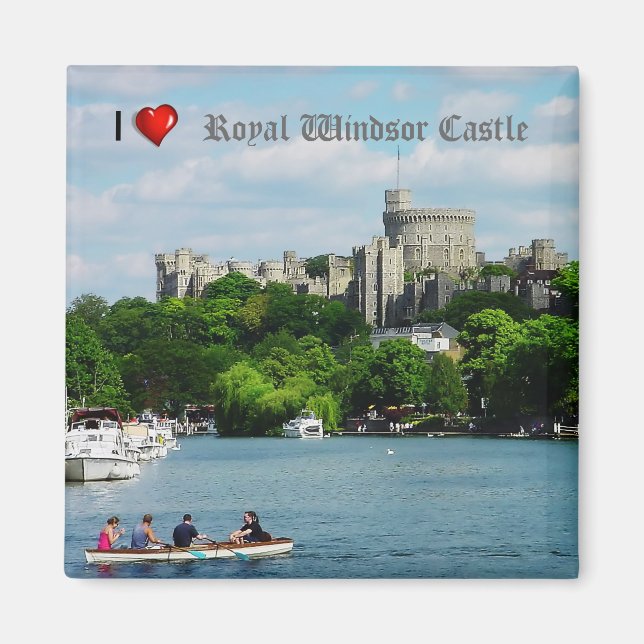 I heart Windsor Castle fridge magnet (Front)