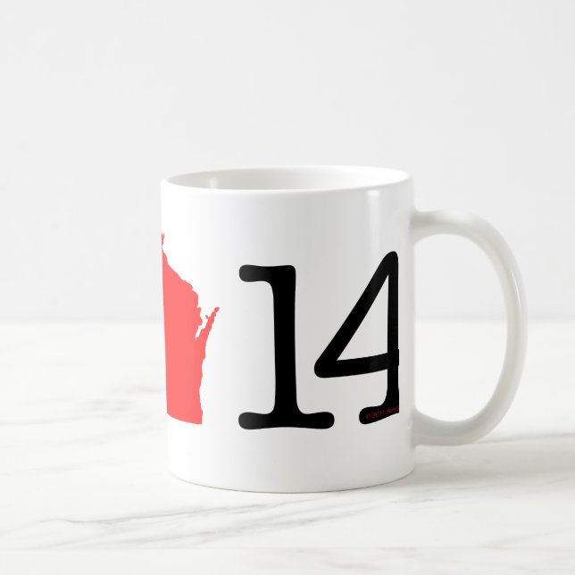 I Heart Wisconsin 14 Coffee Mug (Right)