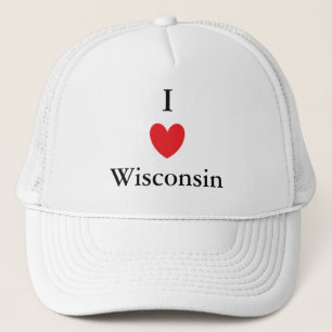 I Heart Wisconsin Trucker Hat