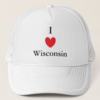 I Heart Wisconsin Trucker Hat