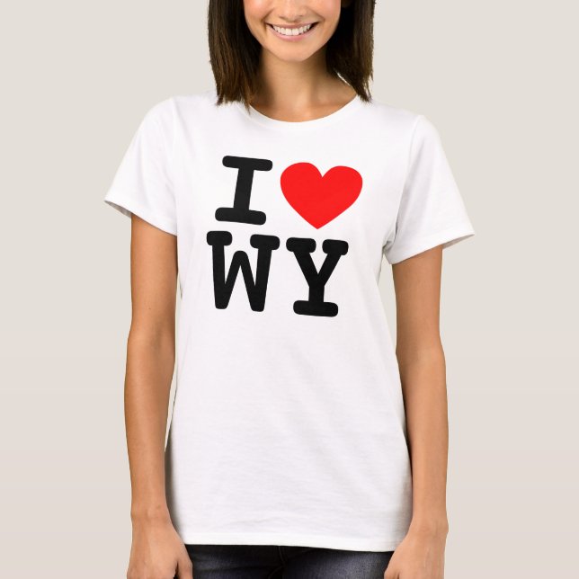 I Heart WY Shirt (Front)