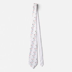 I heart yeti tie