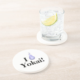 I Heart Yokai! Japanese Monster Appreciation Coaster