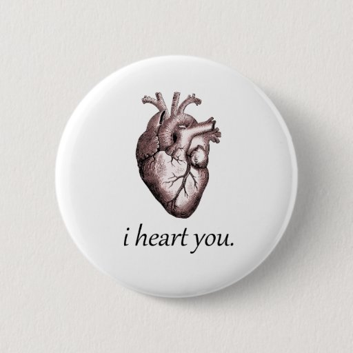 Image of I Heart You Button