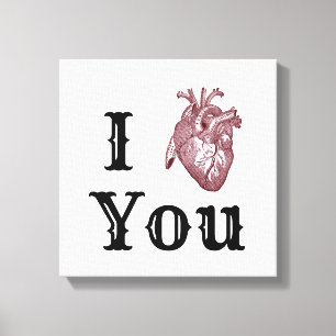 I Heart You Canvas Print