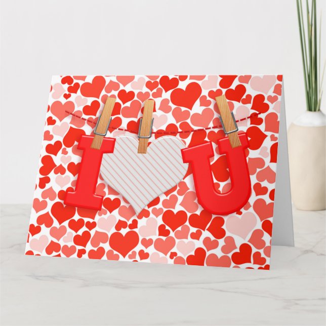 I HEART YOU CARD (Front)