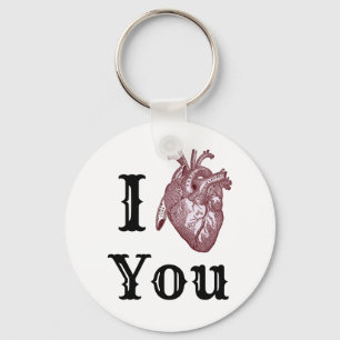 I Heart You Key Ring