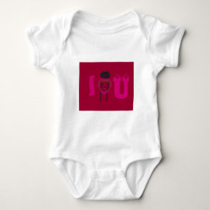 I Heart You Nakupenda Sana Happy Valentine's Day  Baby Bodysuit