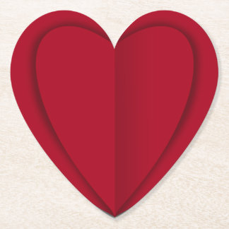 I Heart You Paper Coaster