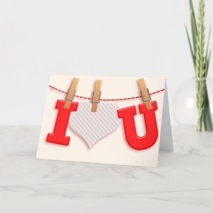 I Heart You Platonic Valentine Card