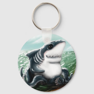 I heart you Sharktopus Key Ring