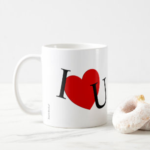 I Heart You Valentine's Coffee Mug