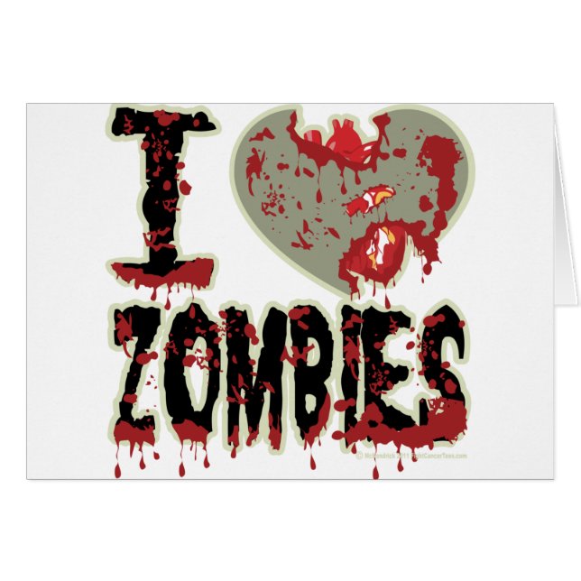 i heart zombies! (Front Horizontal)