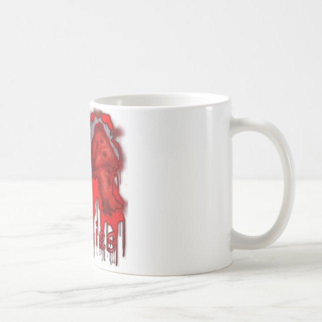 I Heart Zombies Light Skin Coffee Mug (Right)