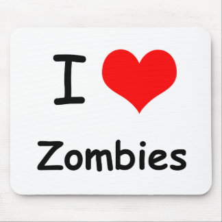 I Heart Zombies Mouse Mat