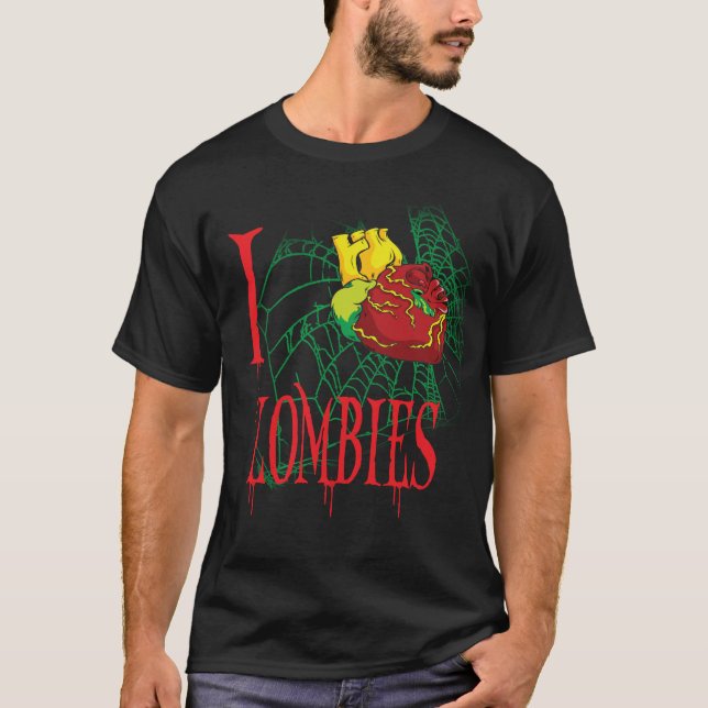 I Heart Zombies T-Shirt (Front)
