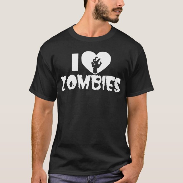 i heart zombies T-Shirt (Front)