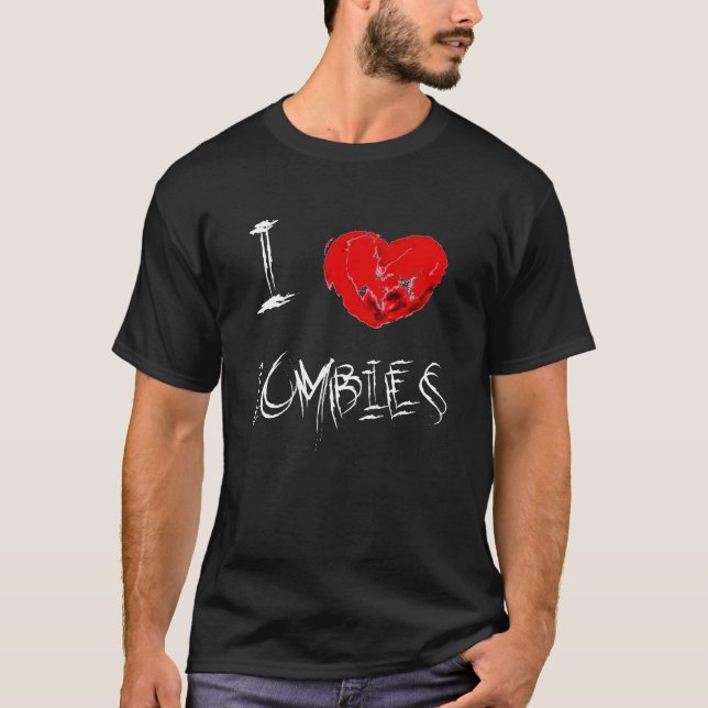 i HEART ZOMBIES T-Shirt (Front)