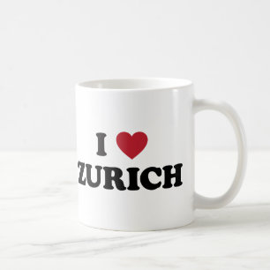 I Heart Zurich Switzerland Coffee Mug