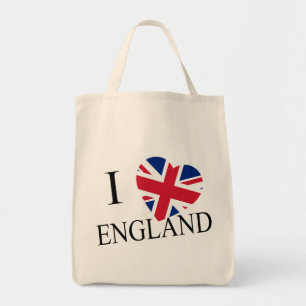 I Heartflag England bk gtcnt Tote Bag