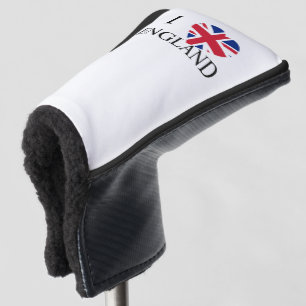 I Heartflag England bk pccnt Golf Head Cover