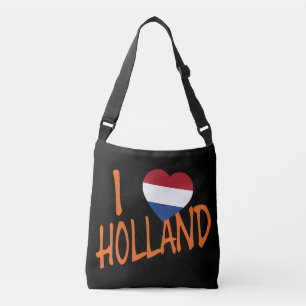 I Heartflag Holland or on bk cbbt Crossbody Bag