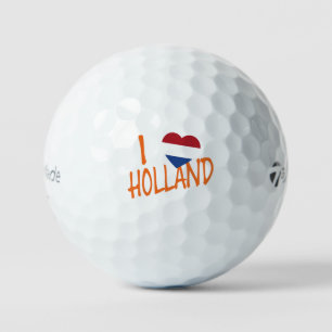 I Heartflag Holland or on wt tmtp5 gbcnt Golf Balls