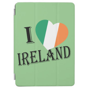I Heartflag Ireland bk ipacnt iPad Air Cover
