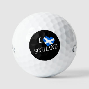 I Heartflag Scotland wt css gbcnt Golf Balls