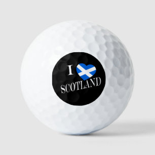 I Heartflag Scotland wt va gbcnt Golf Balls