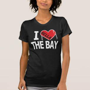I Hella Love The Bay (Black/Red/White) Shirt