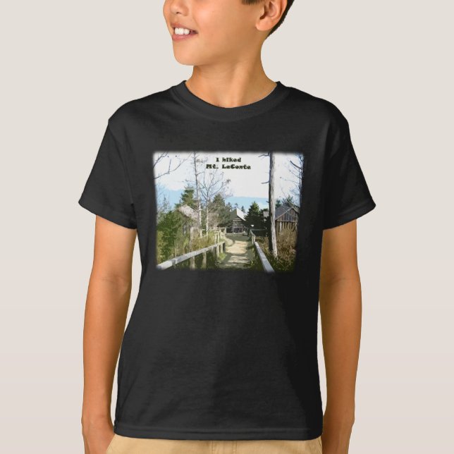 I hiked Mt LeConte / Photo Art T-Shirt (Front)