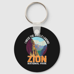 I Hiked The Angels Landing Zion National Park Hiki Key Ring