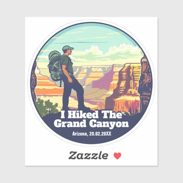 I Hiked The Grand Canyon National Park Arizona (Sheet)