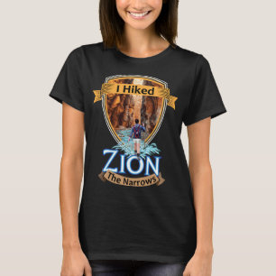 I Hiked Zion The Narrows Utah River Adventure Souv T-Shirt