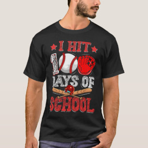I Hit 100 Days Of School Bysebyll Byt 100th Day Of T-Shirt