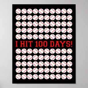 I Hit 100 Days Of School Bysell 100th Day Gifts Poster