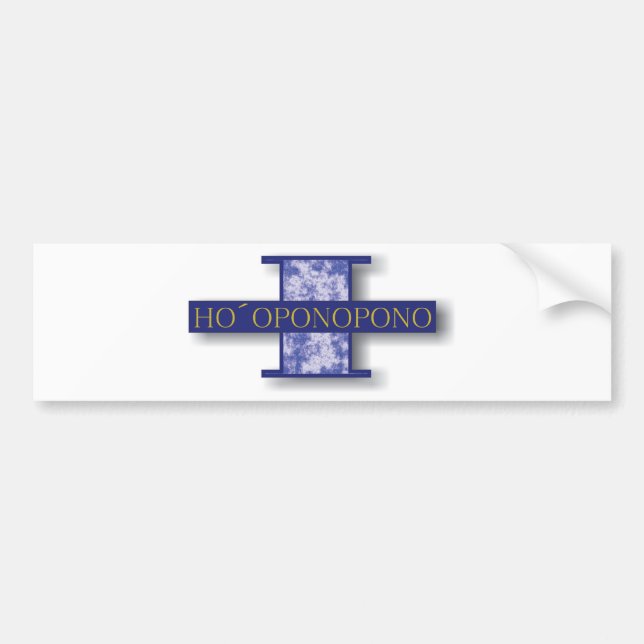 I Hooponopono Bumper Sticker (Front)