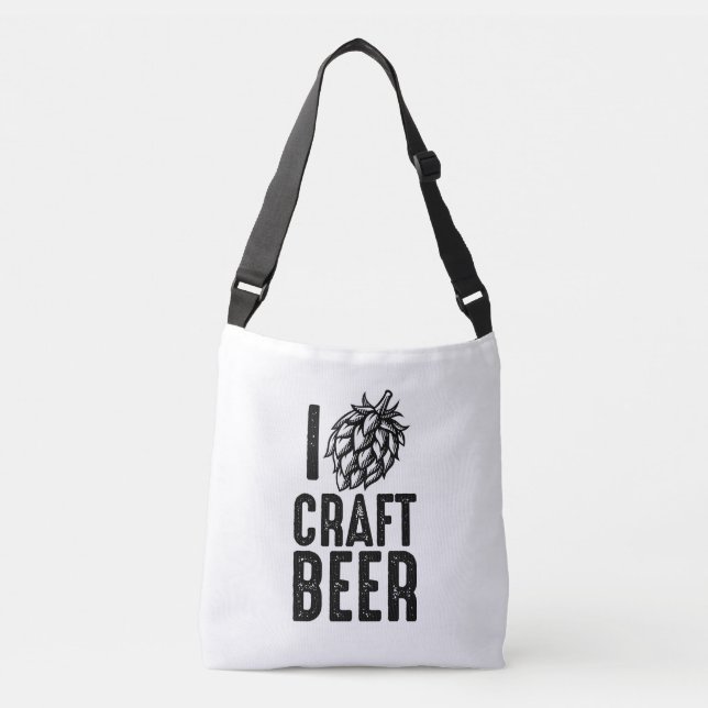 I Hop Craft Beer Crossbody Bag (Front)