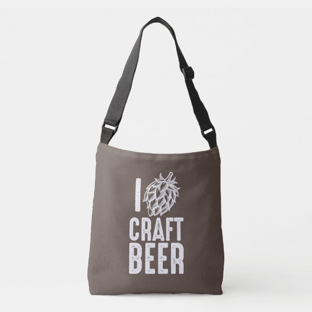I Hop Craft Beer Crossbody Bag (Front)