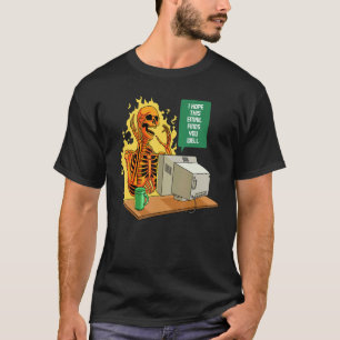 I Hope this Email Finds You Well Employee Skull E T-Shirt