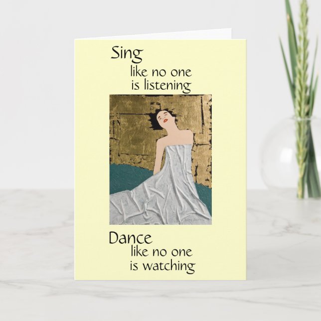 I Hope You Dance Card (Front)