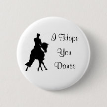 I Hope You Dance Dressage Horse Pin