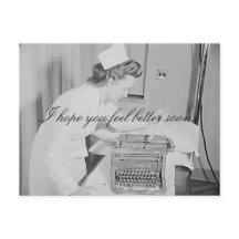 I Hope You Feel Better Soon Postcard