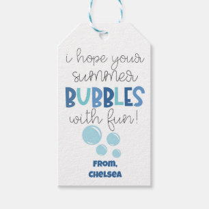 I Hope Your Summer Bubbles With Fun Gift Tags