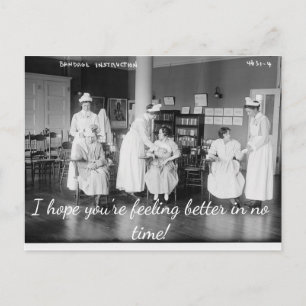 I Hope You're Feeling Better in No Time Postcard